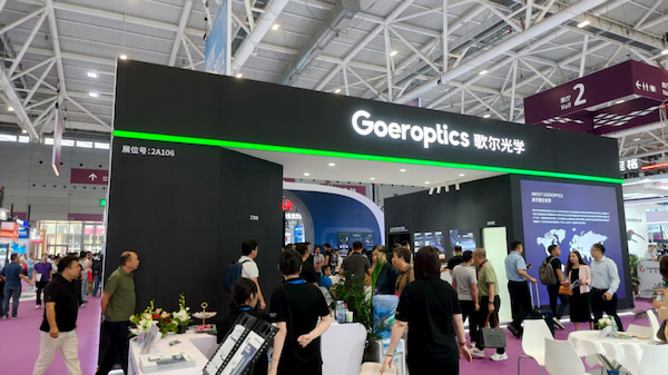 Goeroptics' booth at CIOE 2025 - Yuanan's Cutting Fluid reduces scratch defects for its AR/VR components