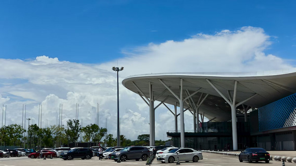 CIOE 2025 venue entrance scenery - Shenzhen Yuanan Chemtech attends to explore Third-Generation Semiconductor trends