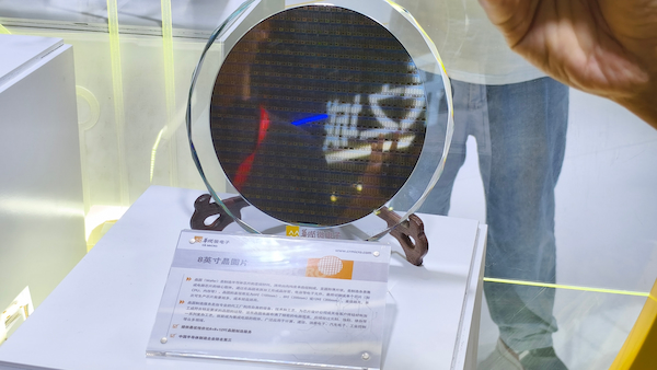 8-inch CR wafers on display at WESEMIBAY 2025